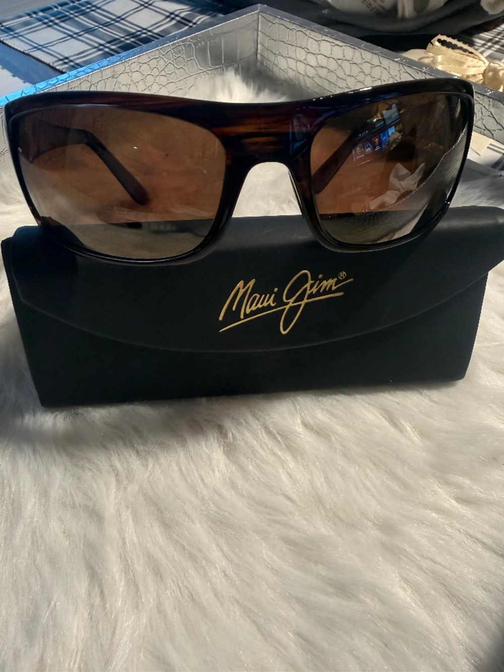 Maui Jim Brown Framed Sunglasses